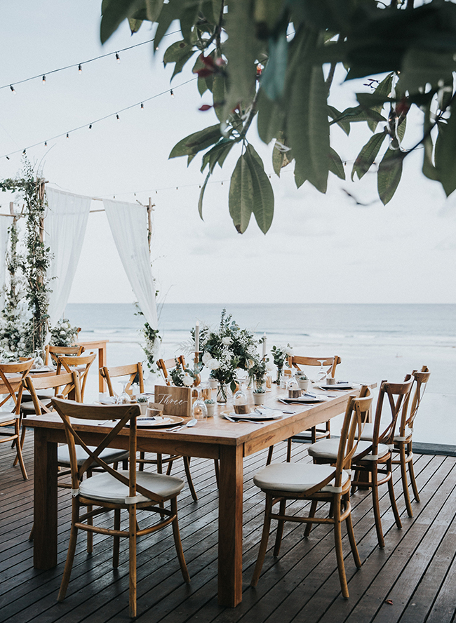 Elegant Beachfront Wedding in Bali