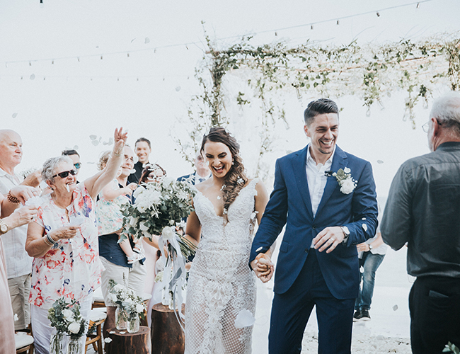 Elegant Beachfront Wedding in Bali