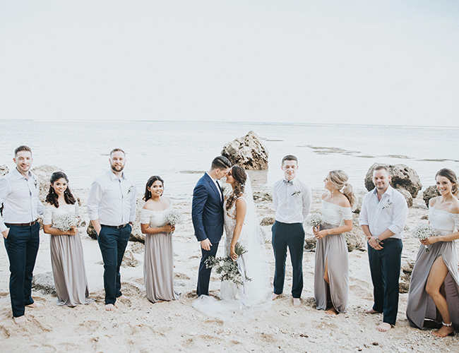 Elegant Beachfront Wedding in Bali