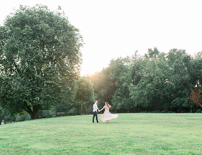 Playful Engagement Photos in Pittsburgh