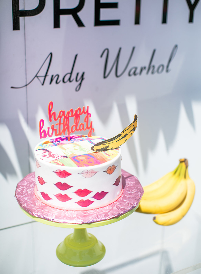 Andy Warhol Themed Birthday Party