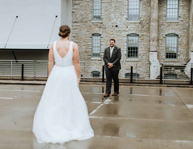 Urban Burgundy Fall Wedding