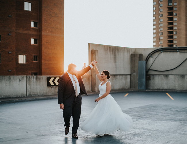 Urban Burgundy Fall Wedding