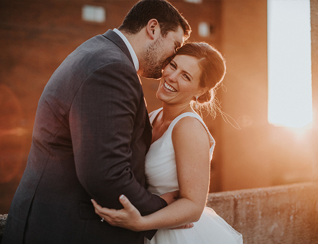 Urban Burgundy Fall Wedding