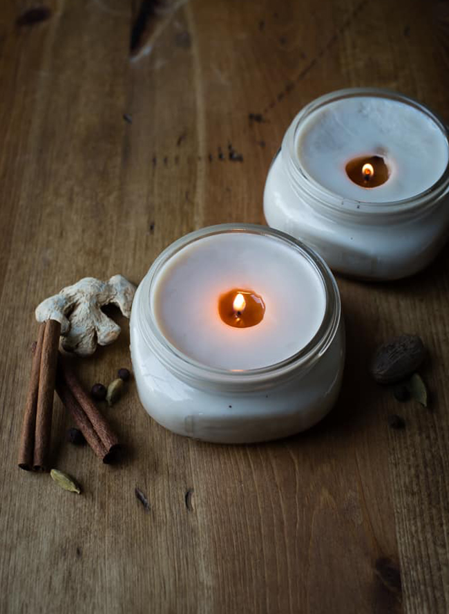 DIY Fall Candle Recipes