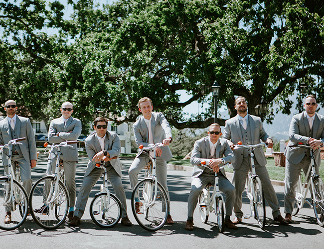 Pink and Grey Wedding in Ojai