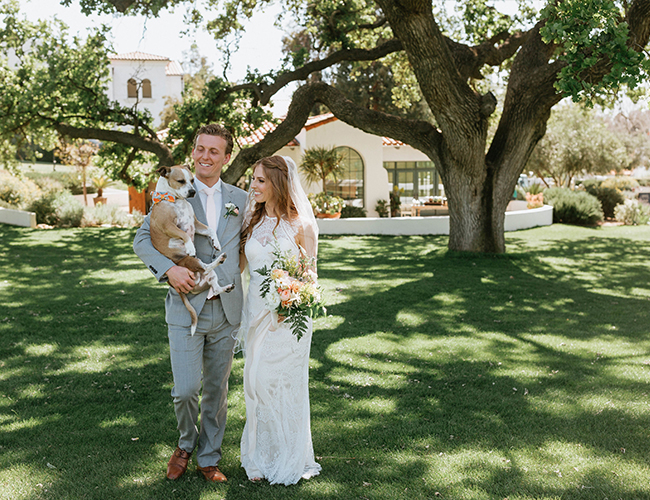Pink and Grey Wedding in Ojai