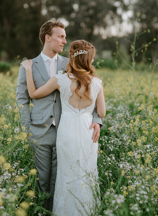 Pink and Grey Wedding in Ojai