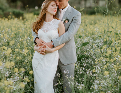 Pink and Grey Wedding in Ojai