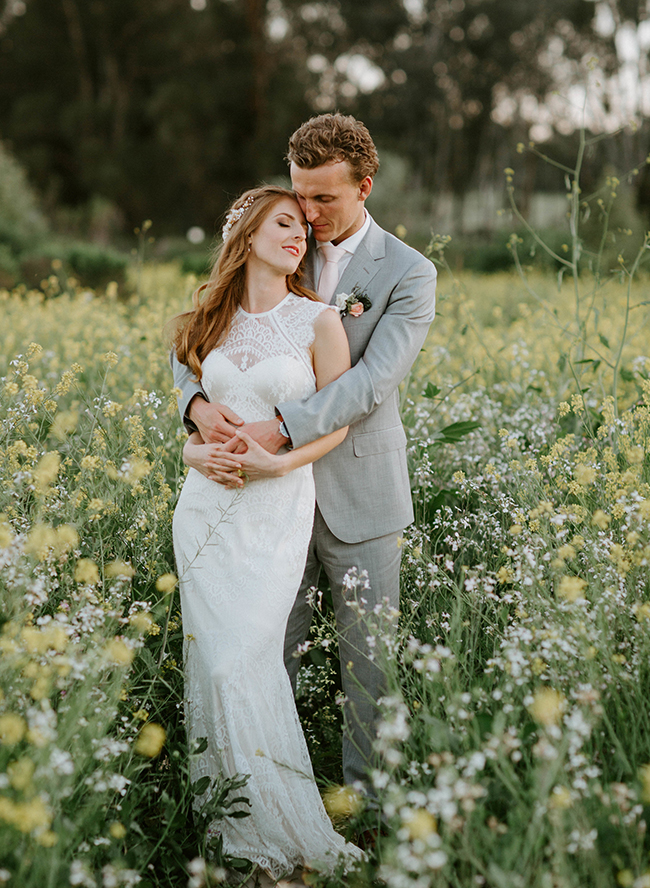Pink and Grey Wedding in Ojai