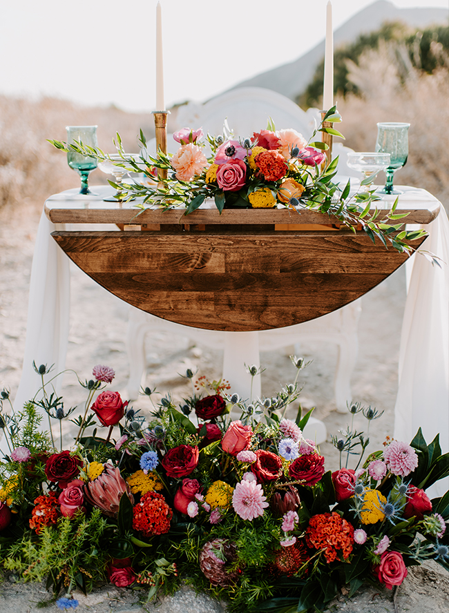 Bold and Colorful Bohemian Wedding Inspiration