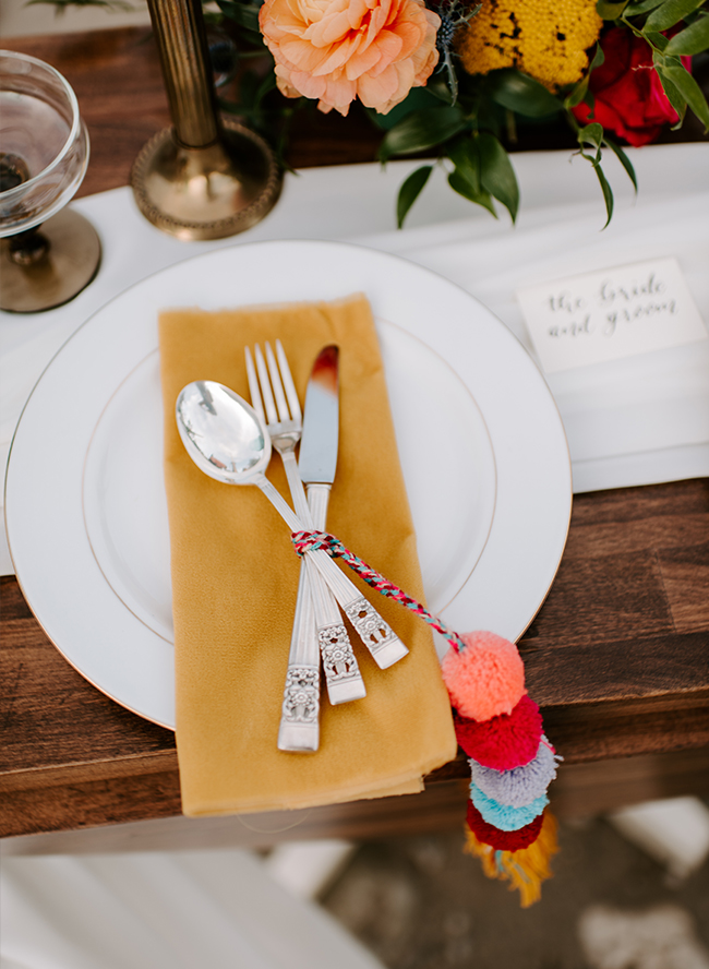 Bold and Colorful Bohemian Wedding Inspiration