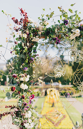 Botanical Geometric Wedding