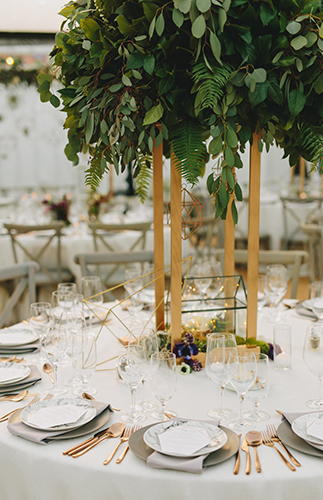 Botanical Geometric Wedding