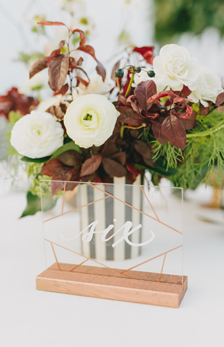 Botanical Geometric Wedding