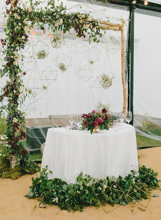 Botanical Geometric Wedding