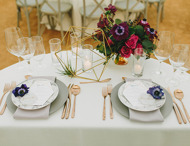 Botanical Geometric Wedding