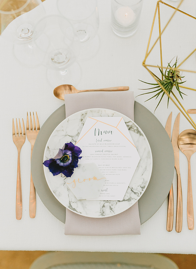 Botanical Geometric Wedding