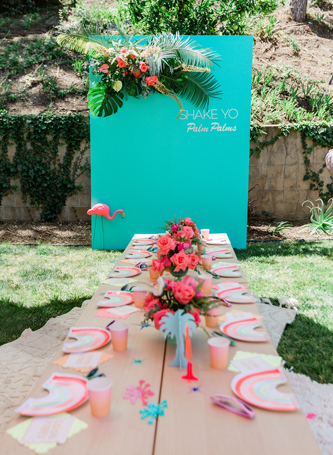 Retro Tropical First Birthday Party