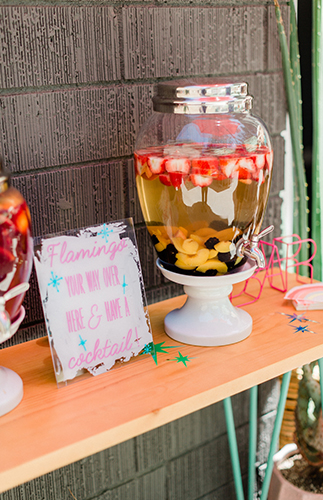 Retro Tropical First Birthday Party