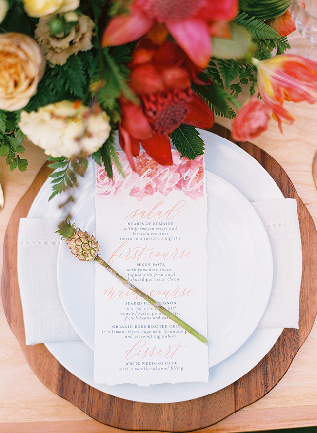 Modern Tropical Wedding Inspiration in Hawaii