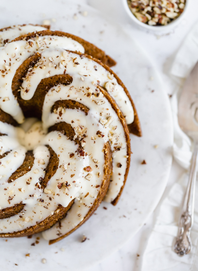 Hazelnut Chai Spice Bundt Cake Recipe