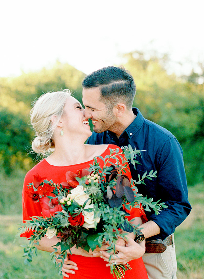 Romantic Red Anniversary Session