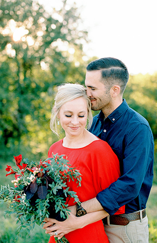 Romantic Red Anniversary Session