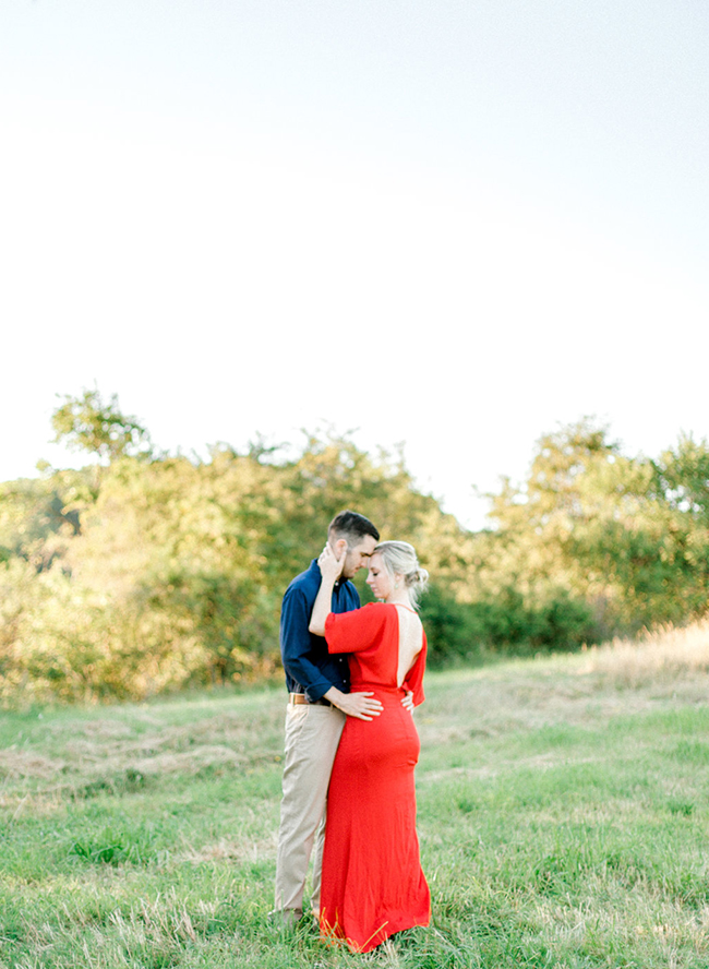 Romantic Red Anniversary Session