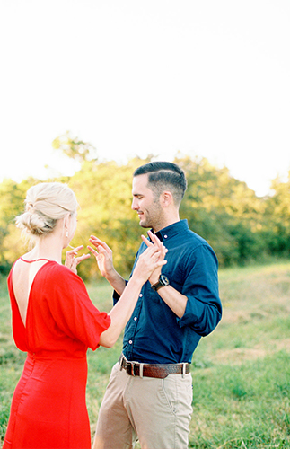 Romantic Red Anniversary Session