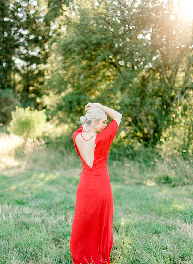 Romantic Red Anniversary Session