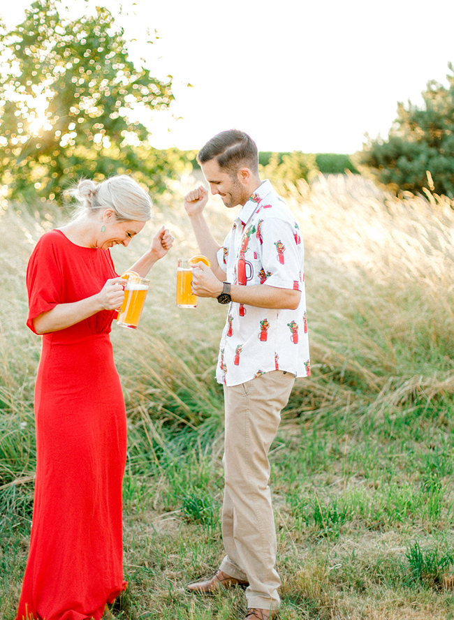 Romantic Red Anniversary Session