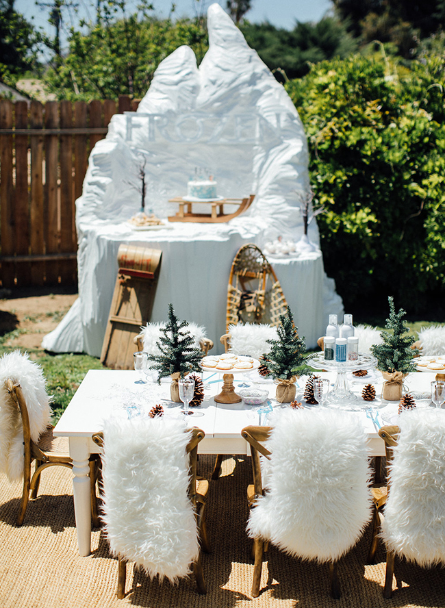 Frozen Themed Birthday Party