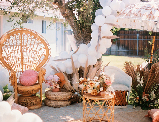 Floral Fruit Themed Baby Shower