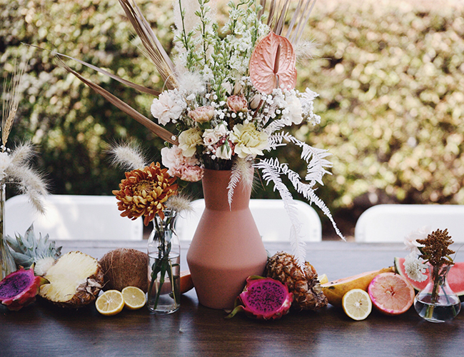 Floral Fruit Themed Baby Shower