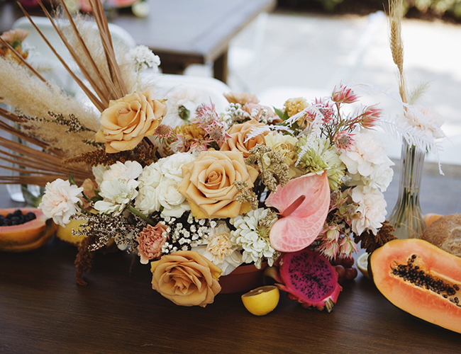 Floral Fruit Themed Baby Shower