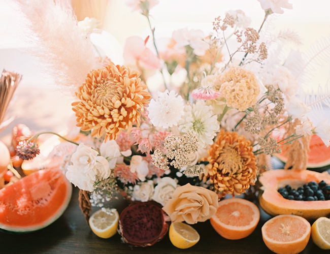 Floral Fruit Themed Baby Shower