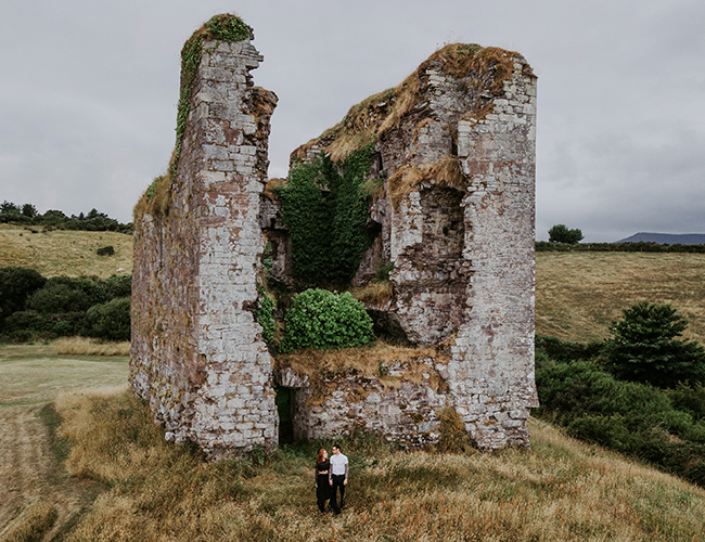 Castle Engagement Photos in Ireland