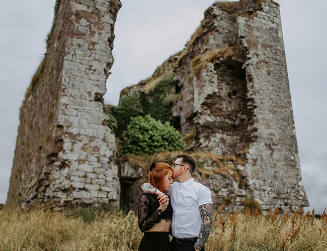 Castle Engagement Photos in Ireland