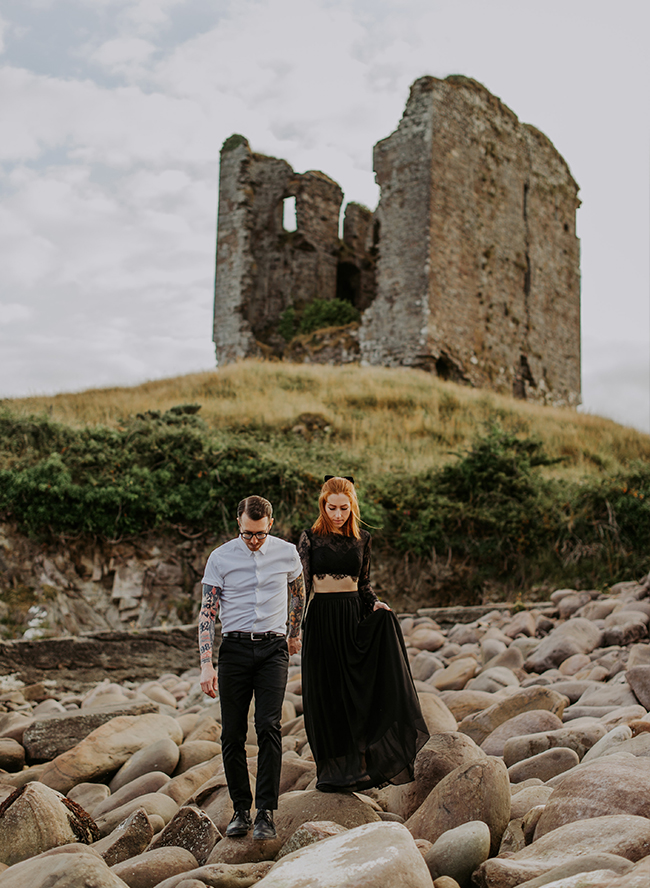 Castle Engagement Photos in Ireland