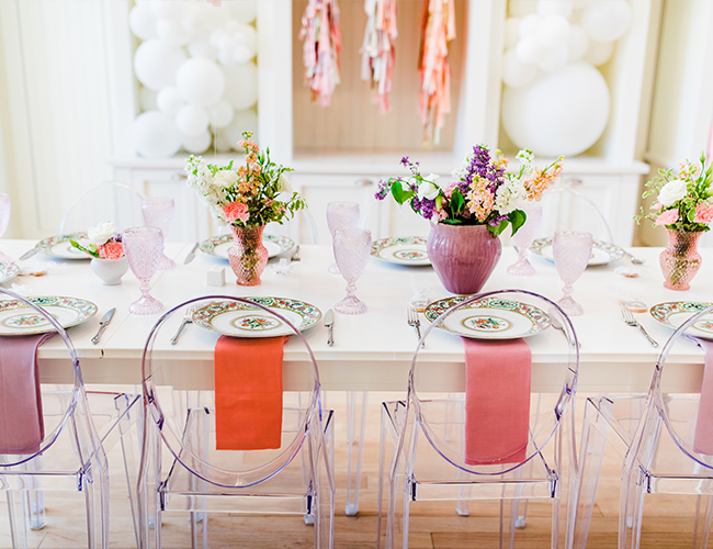 Feminine Bridal Shower Brunch