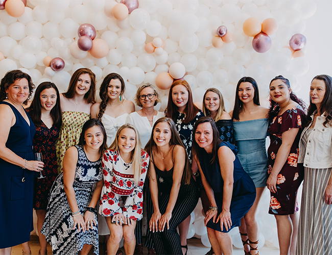 Feminine Bridal Shower Brunch