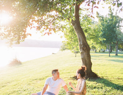Sushi Picnic Engagement Session