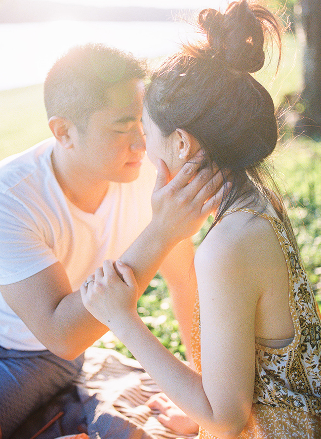 Sushi Picnic Engagement Session