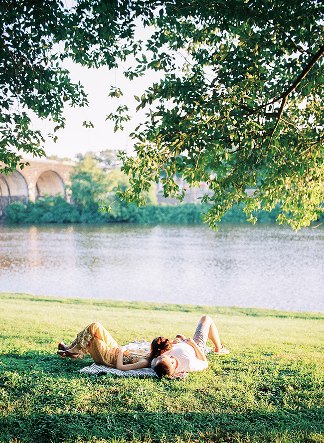 Sushi Picnic Engagement Session