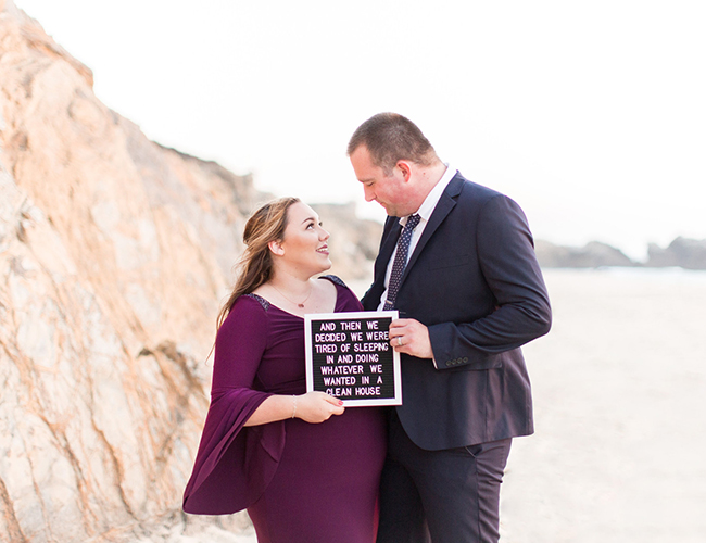 Big Sur Beach Maternity Photos