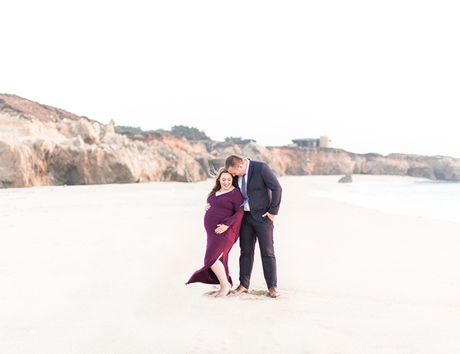 Big Sur Beach Maternity Photos