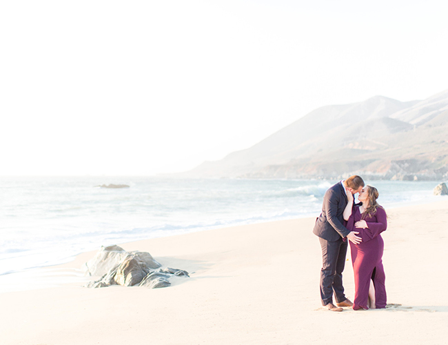 Big Sur Beach Maternity Photos