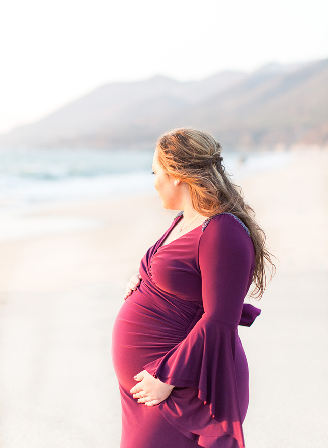 Big Sur Beach Maternity Photos