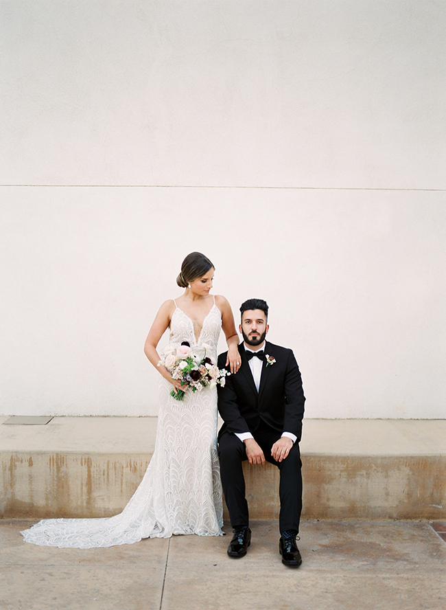 Mauve Modern Romance Wedding Inspiration